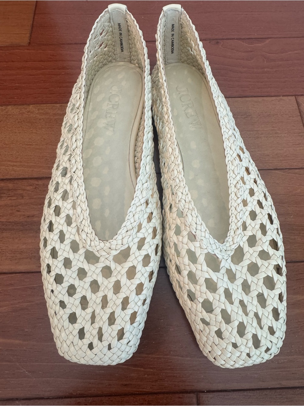 J.Crew Quinn Handwoven Ballet Flats in Leather - Picture 7 of 11